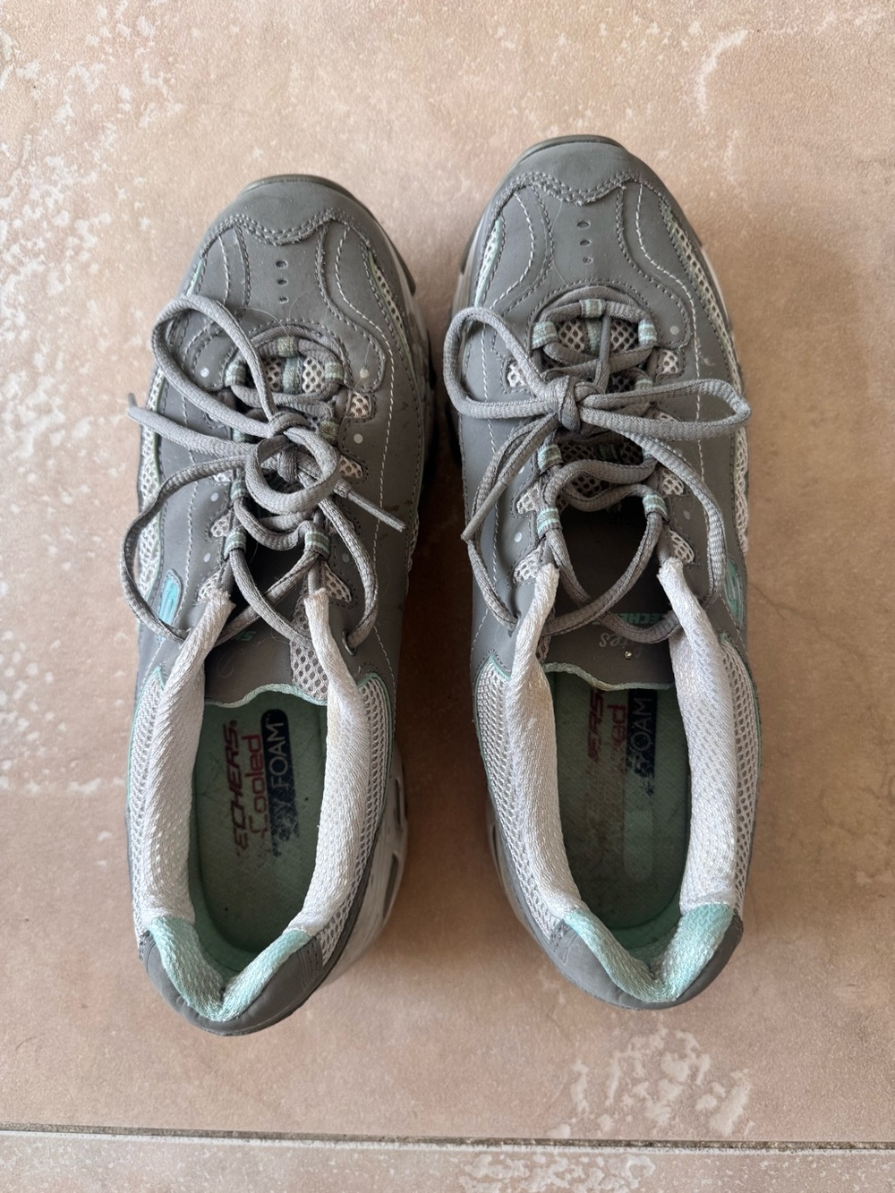 Skechers Women's Olive Green Athletic Sneakers